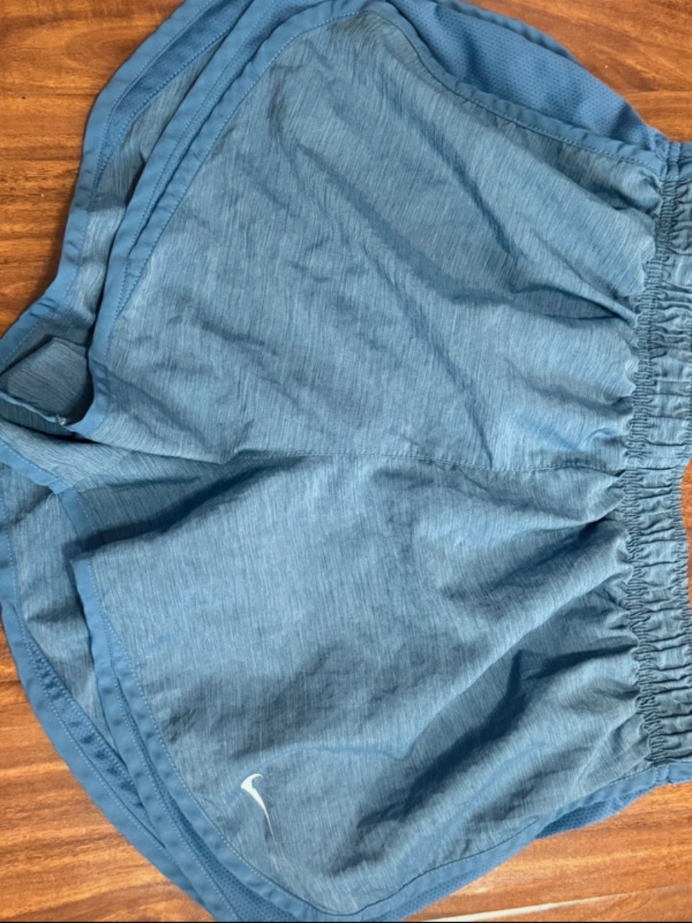 Nike woman’s Light Blue Athletic Running Shorts